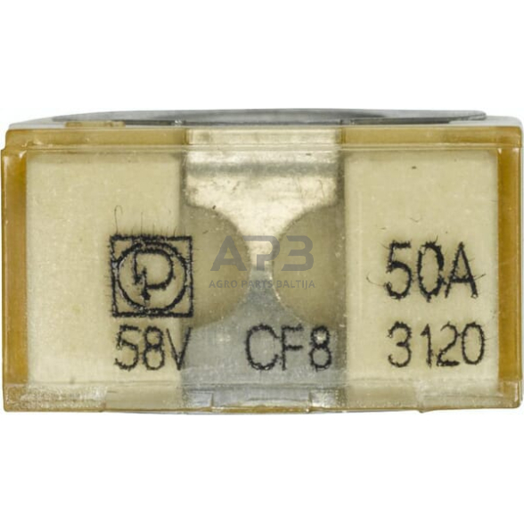 Saugiklis CF8 58V, 50A Hella 8JS747876001 2 Saugiklis CF8 58V, 50A Hella 8JS747876001 2