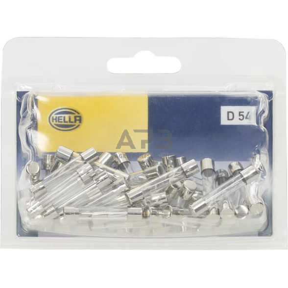 Saugiklis stiklinis 10A, 32mm 50x Hella 8JS713805003 4 Saugiklis stiklinis 10A, 32mm 50x Hella 8JS713805003 4