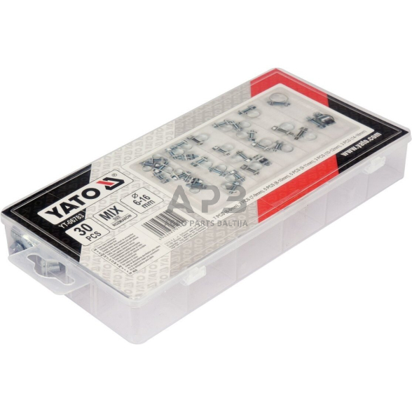 Sąvaržų rinkinys (30vnt)(6-16mm) 2 Sąvaržų rinkinys (30vnt)(6-16mm) 2