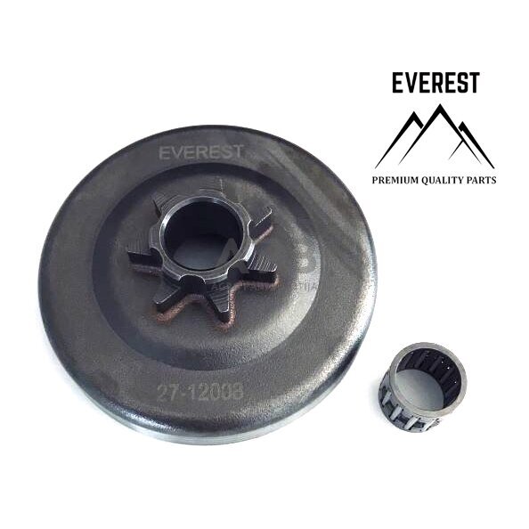 Sankabos būgnelis su guoliu kinietiškiems pjūklams.325 7 užgriebių. CS PN YD 45 52 58 4500 5200 5800 BIZON, HARDER, NAC, STEEL, VICTUS Sankabos būgnelis su guoliu kinietiškiems pjūklams.325 7 užgriebių. CS PN YD 45 52 58 4500 5200 5800 BIZON, HARDER, NAC, STEEL, VICTUS