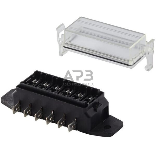 Saugiklio dėžutė 6 kontaktų Hella 8JD005993102 3 Saugiklio dėžutė 6 kontaktų Hella 8JD005993102 3