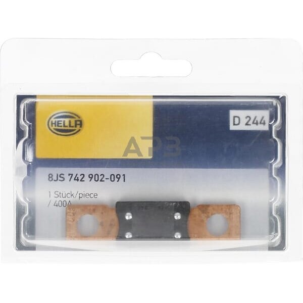 Saugiklis juostinis 400A, 68.6mm Hella 8JS742902091 4