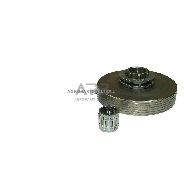 Sankabos būgnelis su guoliu ir žvaigždute kiniško pjūklo 38cc 3/8 7 užgriebiu. Nac, Vd-Tech profi, Steel, Flora, Matrix, Victus, Kraft Welle, Eurotec, Eurotech, Nec, PN4500, PN5200 4 Sankabos būgnelis su guoliu ir žvaigždute kiniško pjūklo 38cc 3/8 7 užgriebiu. Nac, Vd-Tech profi, Steel, Flora, Matrix, Victus, Kraft Welle, Eurotec, Eurotech, Nec, PN4500, PN5200 4