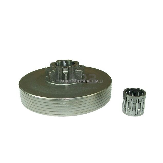 Sankabos būgnelis su guoliu kinietiškiems pjūklams 45cc, 52cc, 58cc, .325 7 užgriebių. Nac, Vd-Tech profi,Steel, Flora, Matrix, Victus, Kraft Welle, Eurotec,Eurotech,Nec, pn3800, 5