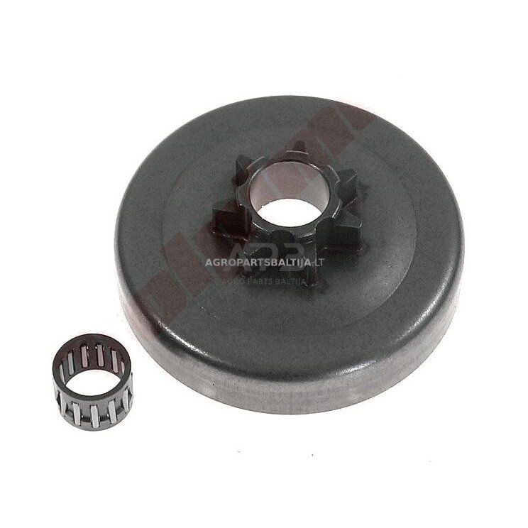 Sankabos būgnelis su guoliu Jonsered 2159, žingsnis .325" užgriebiai 7. 108308X, 503 87 30-72, 503873072, 503 87 30-73, 503873073, 578 09 79-01, 578097901, 503 98 00-02, 503980002. Sankabos būgnelis su guoliu Jonsered 2159, žingsnis .325" užgriebiai 7. 108308X, 503 87 30-72, 503873072, 503 87 30-73, 503873073, 578 09 79-01, 578097901, 503 98 00-02, 503980002.