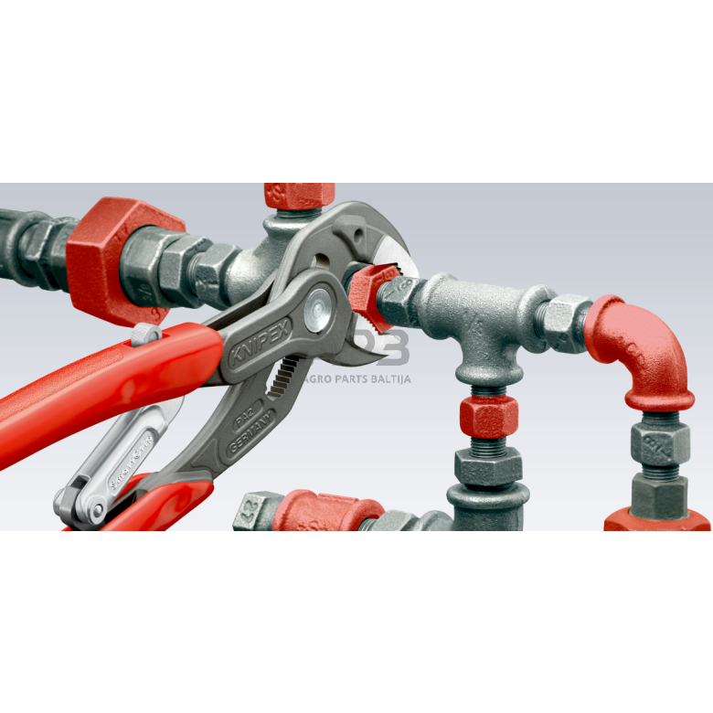 Santechninės replės 250mm KNIPEX su SmartGrip fiksavimu 4