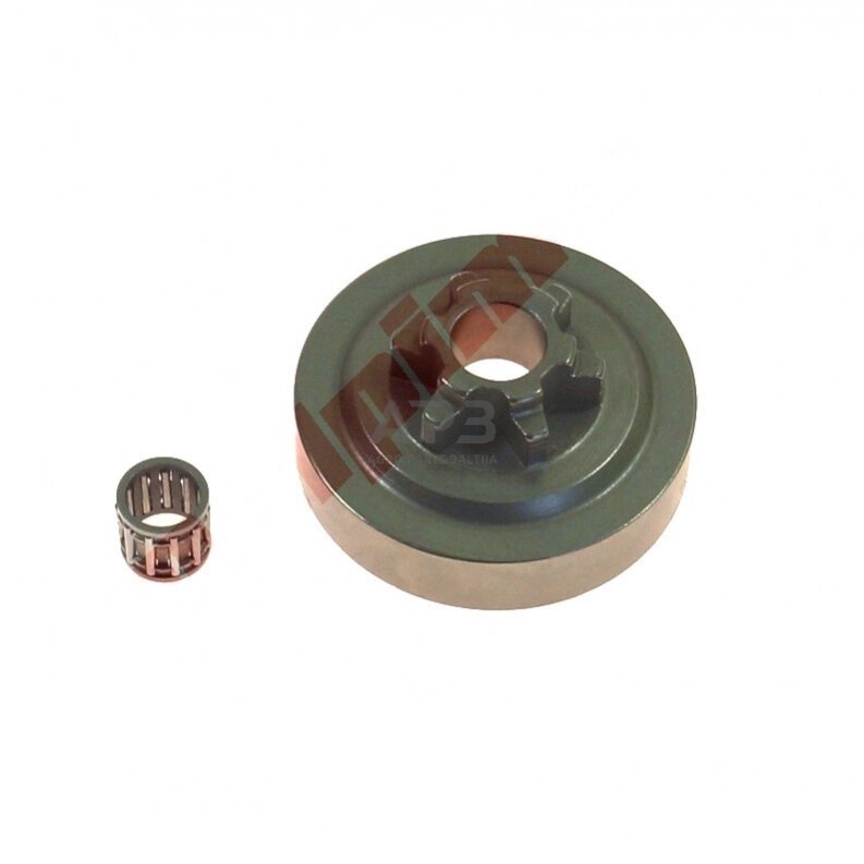 Sankabos būgnelis su guoliu 25cc žingsnis 3/8 užgriebiai 6 Sankabos būgnelis su guoliu 25cc žingsnis 3/8 užgriebiai 6