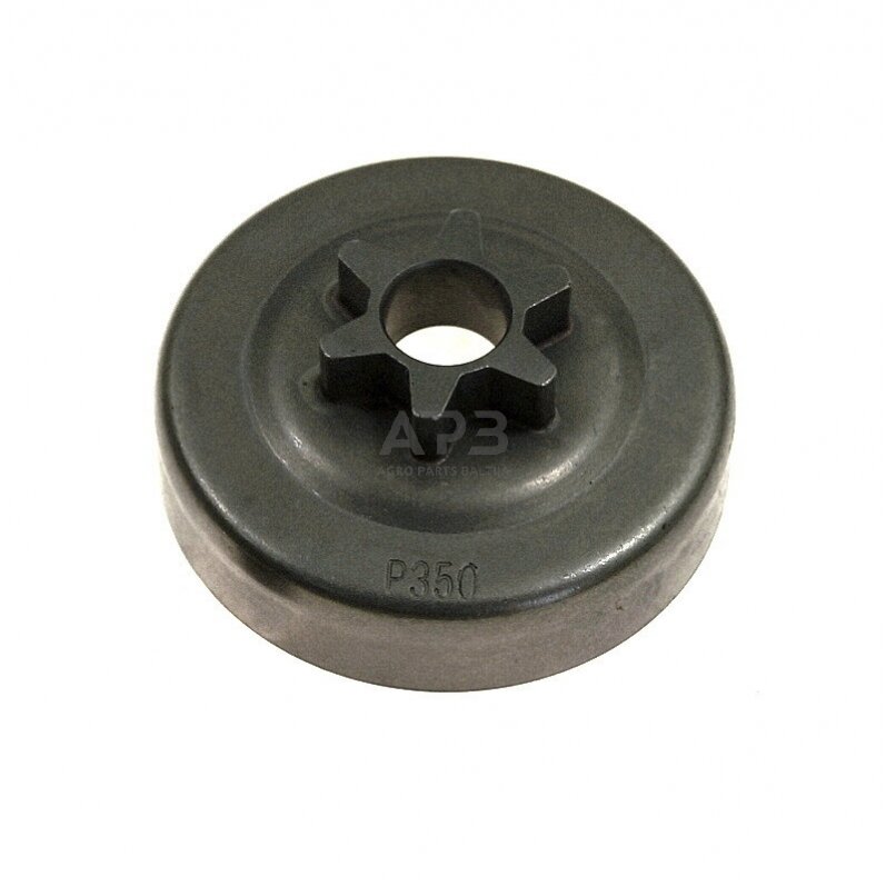 Sankabos būgnelis PARTNER 351 žingsnis 3/8 užgriebiai 6 106114, Oleomac 936 937 940 941C GS370 GS410C Sankabos būgnelis PARTNER 351 žingsnis 3/8 užgriebiai 6 106114, Oleomac 936 937 940 941C GS370 GS410C