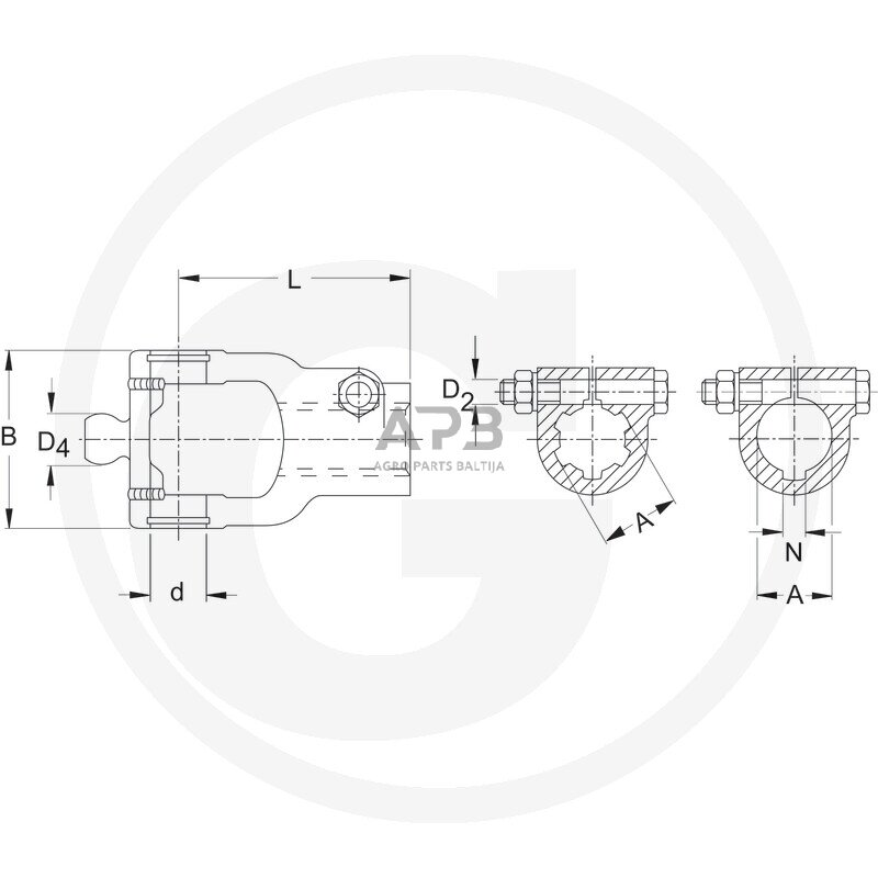 Šakutė Walterscheid 366840, 1366840, 21.10.816