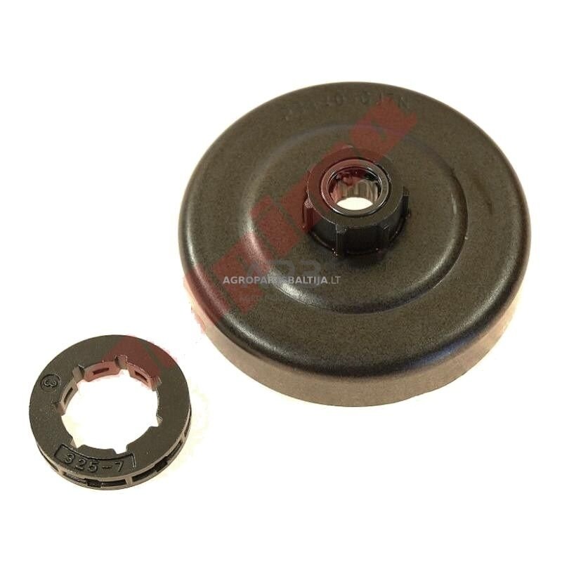 Sankabos būgnelis Dolmar su guoliu ir žvaigždute modeliams: PS-350, PS-350 C, PS-420, PS-420C, PS-460, PS-460 D, PS-500, PS-500D Sankabos būgnelis Dolmar su guoliu ir žvaigždute modeliams: PS-350, PS-350 C, PS-420, PS-420C, PS-460, PS-460 D, PS-500, PS-500D