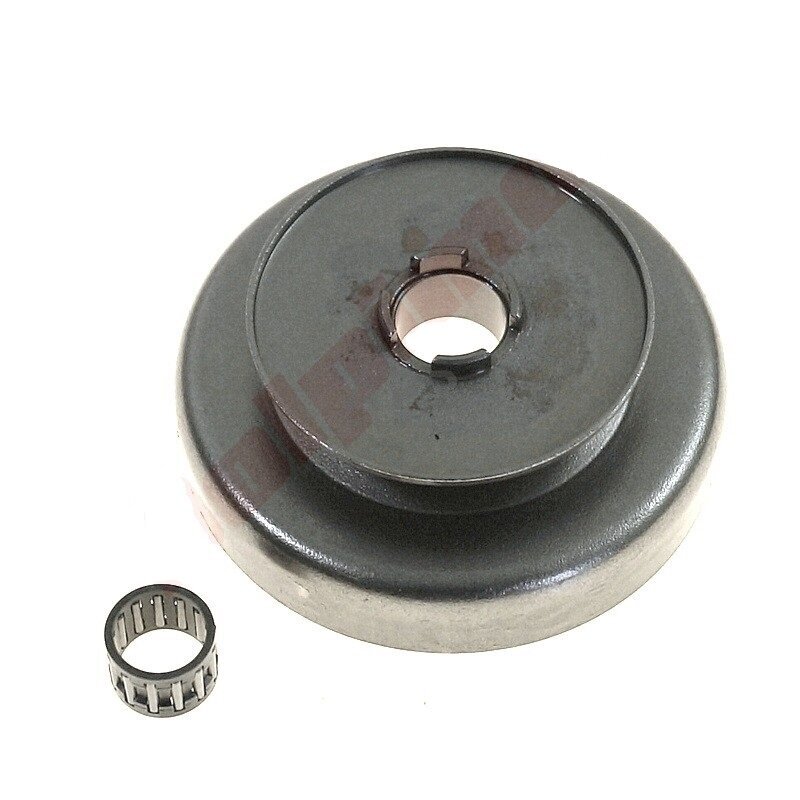 Sankabos būgnelis su guoliu Husqvarna 222, žingsnis 3/8" užgriebiai 7. 501 83 15-04, 5018315-04, 501831504 Sankabos būgnelis su guoliu Husqvarna 222, žingsnis 3/8" užgriebiai 7. 501 83 15-04, 5018315-04, 501831504