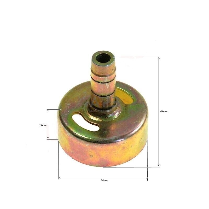 Sankabos būgnelis kiniškoms žoliapjovėms 54x24x64x9T Sankabos būgnelis kiniškoms žoliapjovėms 54x24x64x9T