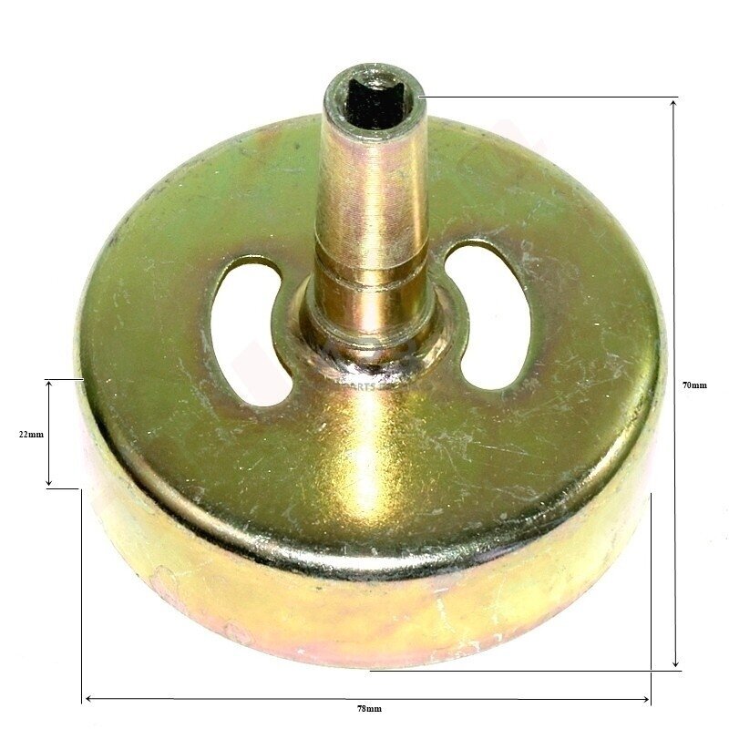 Sankabos būgnelis kiniškoms žoliapjovėms 78x22x70x4T7