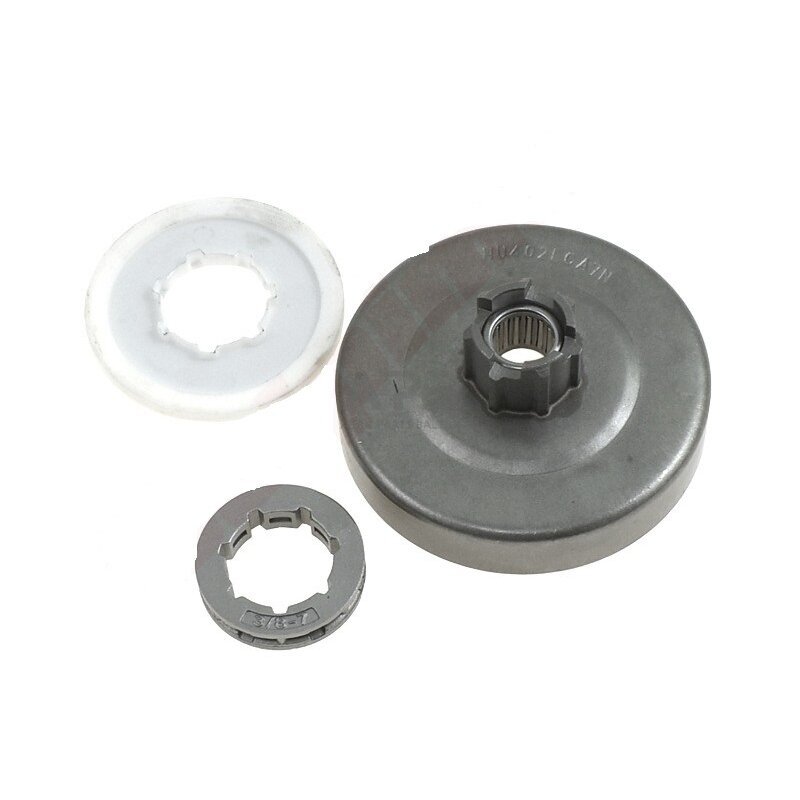 Sankabos būgnelis su guoliu ir žvaigždute Jonsered 630, žingsnis 3/8" užgriebiai 7. HU402LC-A7N Sankabos būgnelis su guoliu ir žvaigždute Jonsered 630, žingsnis 3/8" užgriebiai 7. HU402LC-A7N