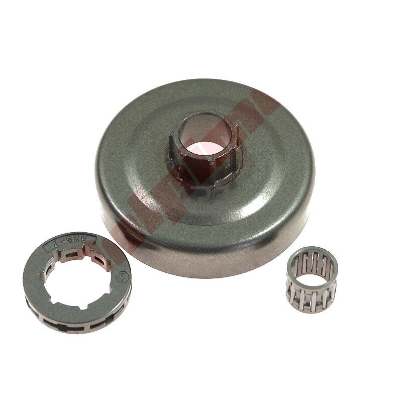 Sankabos būgnelis su guoliu ir žvaigždute OLEOMAC 938, 941, 942, 944, 945, 946, 947, 950, 951, 952, 956 žingsnis 325 užgriebiai 7 111178X Sankabos būgnelis su guoliu ir žvaigždute OLEOMAC 938, 941, 942, 944, 945, 946, 947, 950, 951, 952, 956 žingsnis 325 užgriebiai 7 111178X