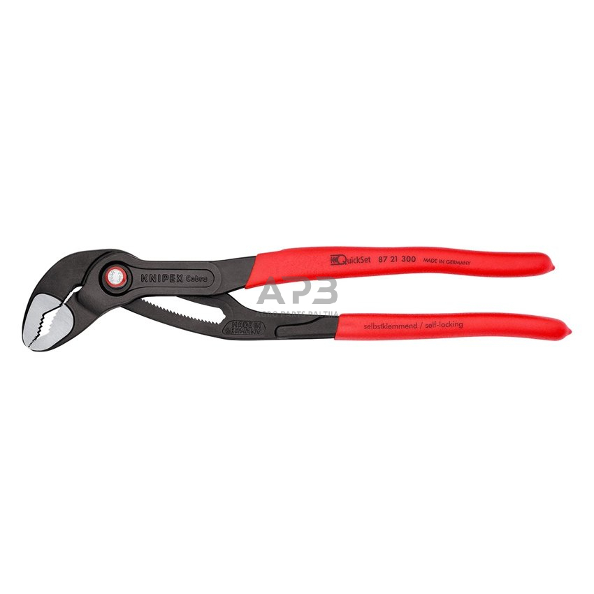 Santechninės replės KNIPEX Cobra su greitu fiksavimu 300mm Santechninės replės KNIPEX Cobra su greitu fiksavimu 300mm