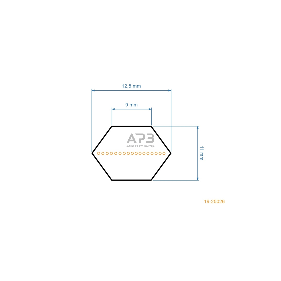 Šešiabriaunis pjaunamosios diržas Floraself MAC 220/105 AM, MAC 220/105 H pjaunamosios plotis 41 ( 105 cm ) AA92 12,5x2339mm Li, 12,5x2390mm La 2 Šešiabriaunis pjaunamosios diržas Floraself MAC 220/105 AM, MAC 220/105 H pjaunamosios plotis 41 ( 105 cm ) AA92 12,5x2339mm Li, 12,5x2390mm La 2