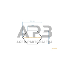 Šešiabriaunis pjaunamosios diržas Craftsman 532165555 AA105 pjaunamosios plotis 36 (91 cm) 12,5x2669mm Li, 12,5x2720mm La