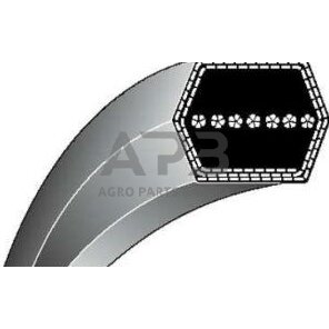 Šešiabriaunis pjaunamosios diržas Lawnflite 705 LA, 703 GLT, 703 LT, 705 LA AA90 12,5x2288mm Li, 12,5x2339mm La Šešiabriaunis pjaunamosios diržas Lawnflite 705 LA, 703 GLT, 703 LT, 705 LA AA90 12,5x2288mm Li, 12,5x2339mm La