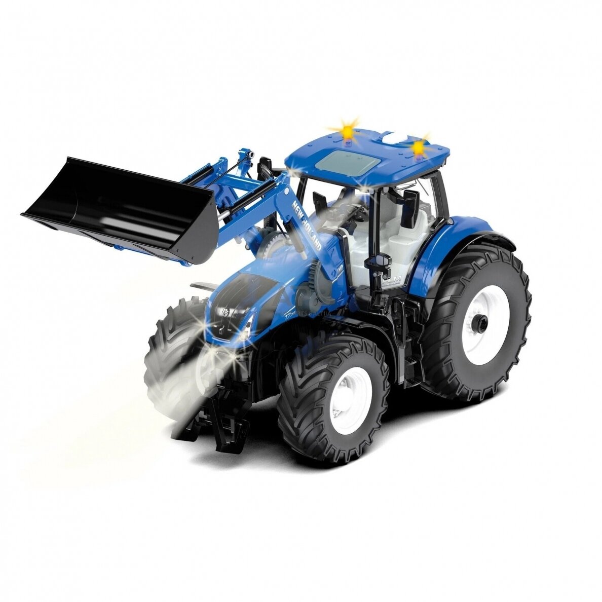 Siku traktorius New Holland T7.315 su priekiniu krautuvu ir programėlės valdymu, 10679700000 Siku traktorius New Holland T7.315 su priekiniu krautuvu ir programėlės valdymu, 10679700000