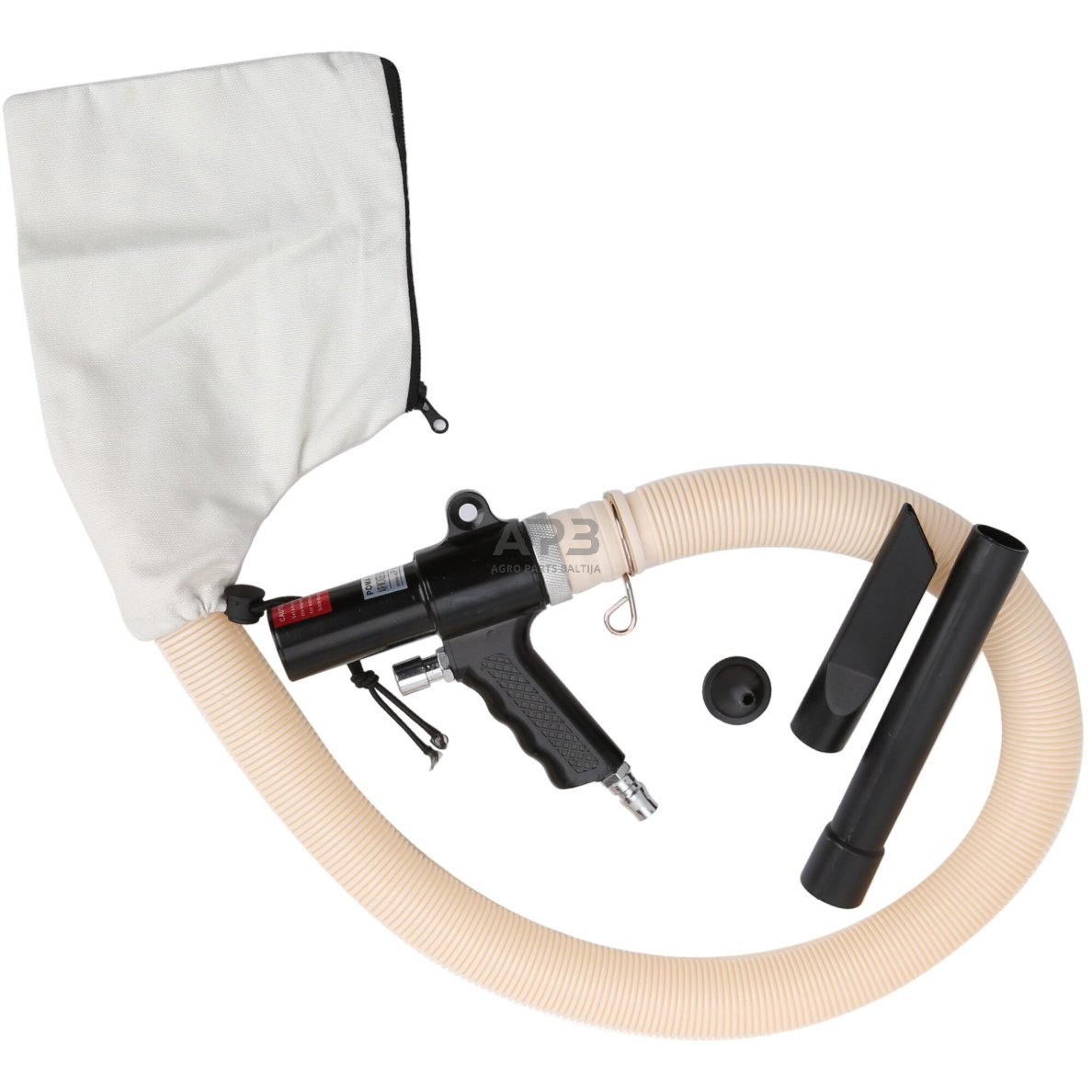 Siurbimo ir oro pūtimo pistoletas su priedais (6vnt) Siurbimo ir oro pūtimo pistoletas su priedais (6vnt)