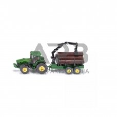 Siku traktorius John Deere 8430 su miško priekaba, 10195400000