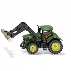Siku traktorius John Deere su rąstų griebtuvu, 10154000000