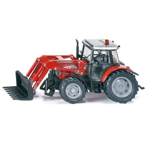 Siku traktorius Massey Ferguson su priekiniu krautuvo šake, 10365300000, 3653 Siku traktorius Massey Ferguson su priekiniu krautuvo šake, 10365300000, 3653