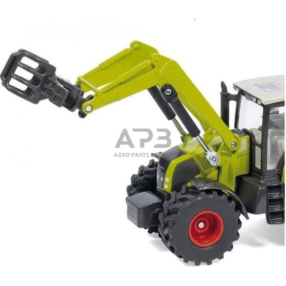 Siku traktorius CLAAS su kvadratiniu rulonų griebtuvu ir priekaba, 10194600000 1 Siku traktorius CLAAS su kvadratiniu rulonų griebtuvu ir priekaba, 10194600000 1