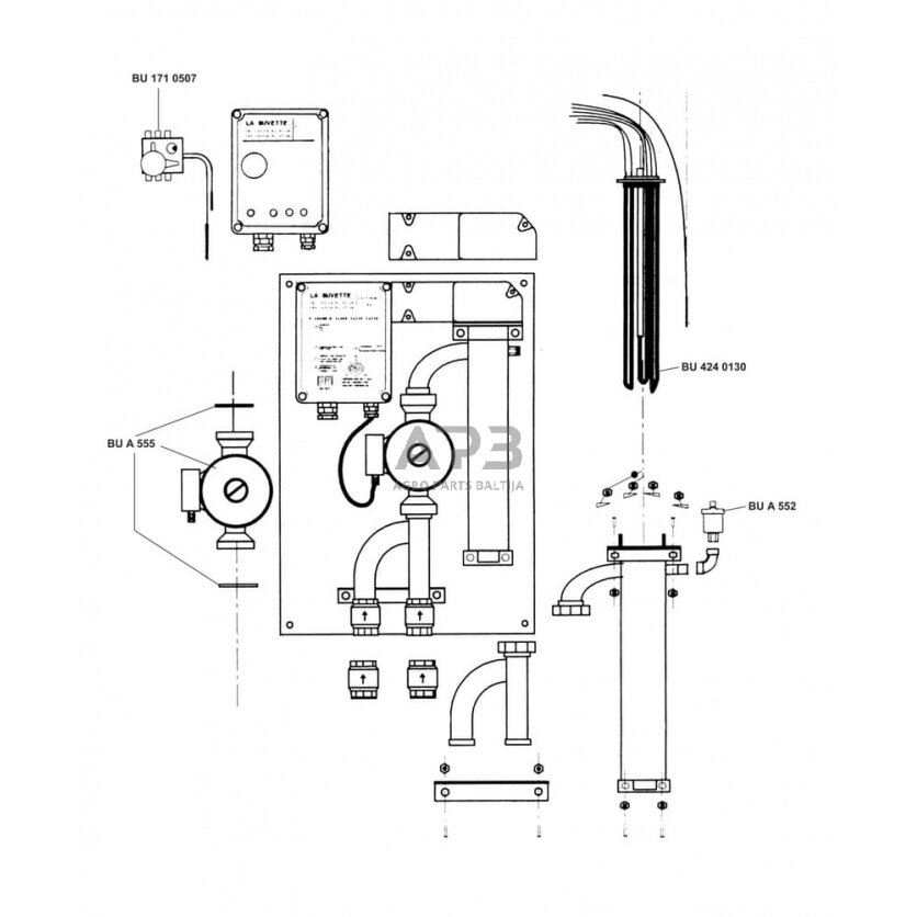 Siurblys LA BUVETTE Proflow BUA555 1