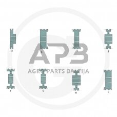 Skriemulys diržinei pavarai 3 griovelių, SPB profilis, Išorinis Ø (mm): 177, Darbinis Ø (mm): 170