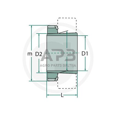 SKF įvorė guoliams H 309