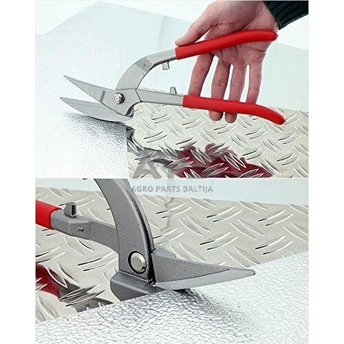 Skardos kirpimo žirklės 300mm (pelikano formos) 3 Skardos kirpimo žirklės 300mm (pelikano formos) 3