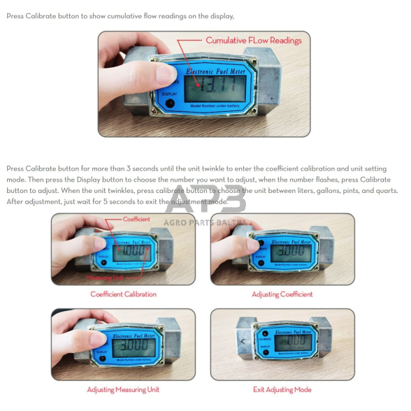 Skaitmeninis skaitliukas kuro perdavimo siurbliams 6 Skaitmeninis skaitliukas kuro perdavimo siurbliams 6