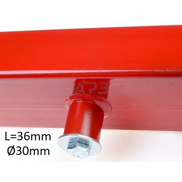 Skersinės sijos atrama domkratui su ratukais 6