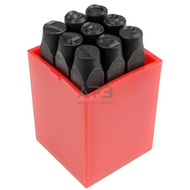 Skaičių žymeklių komplektas 8mm, 9vnt.
