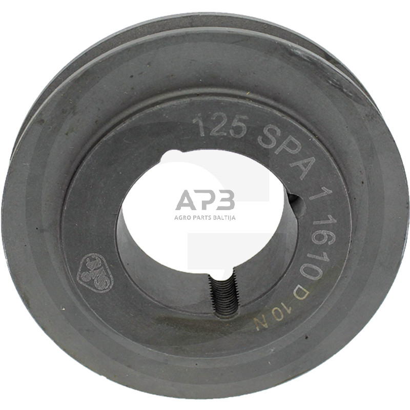 Skriemulys diržinei pavarai 1 griovelio, SPA profilis, Išorinis Ø (mm): 138, Darbinis Ø (mm): 132