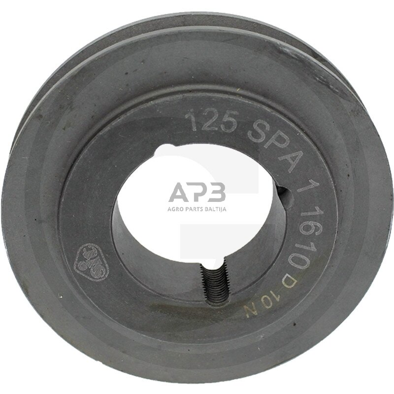 Skriemulys diržinei pavarai 1 griovelio, SPA profilis, Išorinis Ø (mm): 286, Darbinis Ø (mm): 280 Skriemulys diržinei pavarai 1 griovelio, SPA profilis, Išorinis Ø (mm): 286, Darbinis Ø (mm): 280