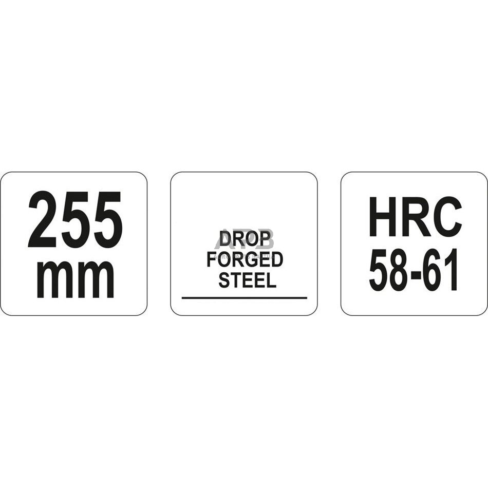 Skardos kirpimo žirklės 255mm (tiesios) 3 Skardos kirpimo žirklės 255mm (tiesios) 3