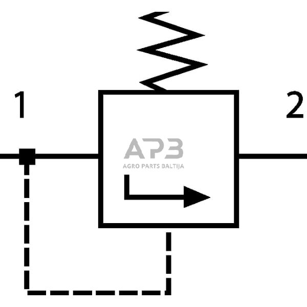 Slėgio ribojimo vožtuvas Wabco 4341001257 2 Slėgio ribojimo vožtuvas Wabco 4341001257 2