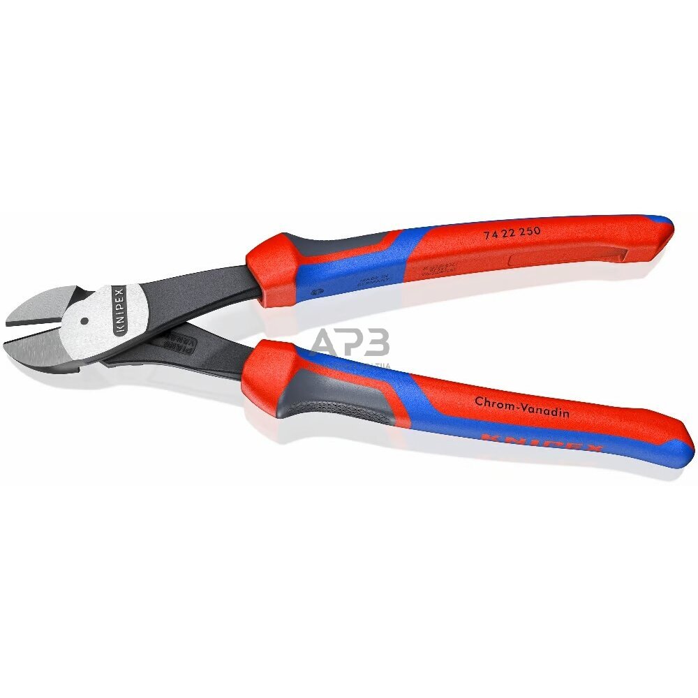 Šoninio kirpimo jėgos replės (ergonomiška rankena) 250mm KNIPEX 1 Šoninio kirpimo jėgos replės (ergonomiška rankena) 250mm KNIPEX 1