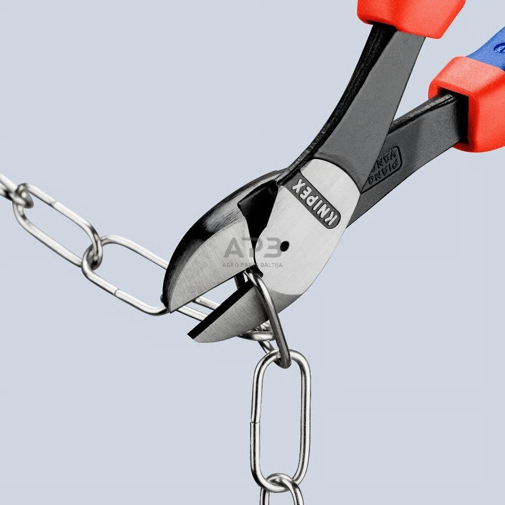 Šoninio kirpimo jėgos replės (ergonomiška rankena) 250mm KNIPEX 8 Šoninio kirpimo jėgos replės (ergonomiška rankena) 250mm KNIPEX 8