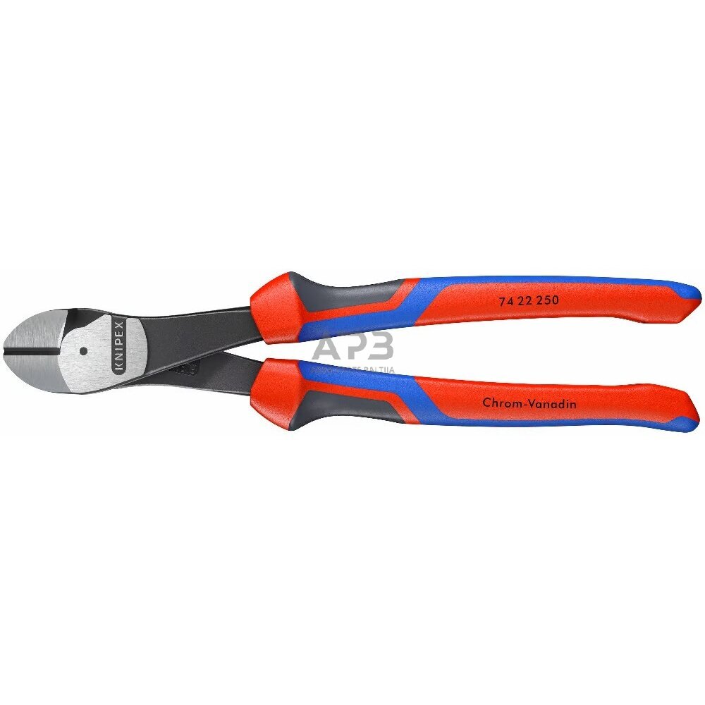 Šoninio kirpimo jėgos replės (ergonomiška rankena) 250mm KNIPEX Šoninio kirpimo jėgos replės (ergonomiška rankena) 250mm KNIPEX