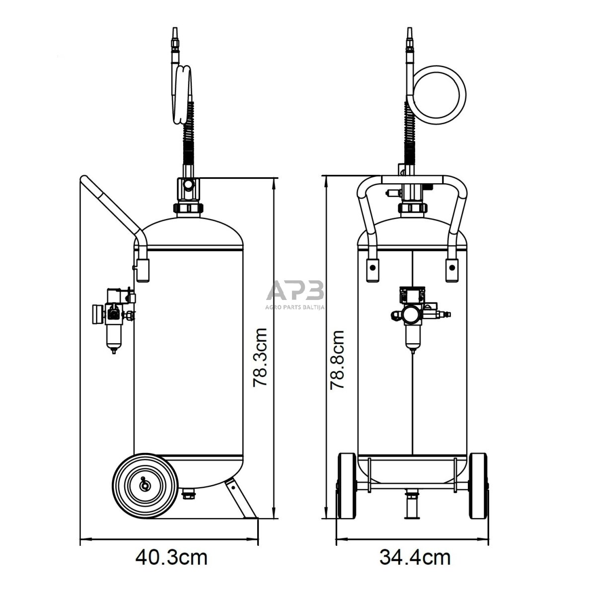 Sodos smėliapūtė 7 galonų (26L) 1