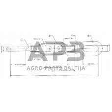 Šoninė prikabinimo sąvarža 255,00 mm – M18 Z700544KR