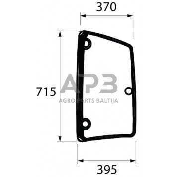 Šoninis kabinos stiklas 01214370N Šoninis kabinos stiklas 01214370N
