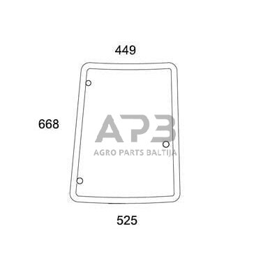 Šoninis kabinos stiklas 84396385N Šoninis kabinos stiklas 84396385N