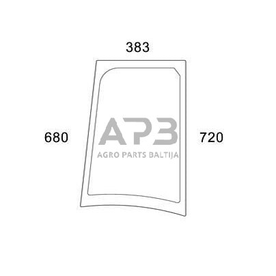 Šoninis kabinos stiklas 47130822N Šoninis kabinos stiklas 47130822N