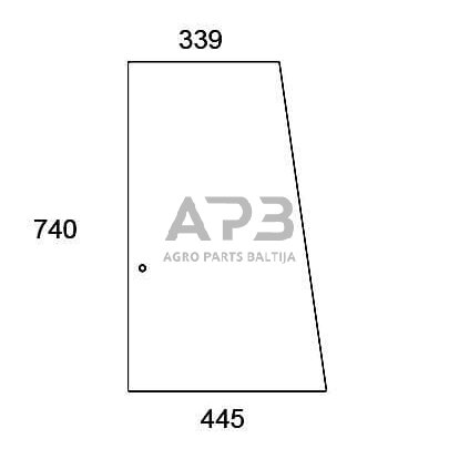 Šoninis kabinos stiklas stumdomas F281505350011N Šoninis kabinos stiklas stumdomas F281505350011N
