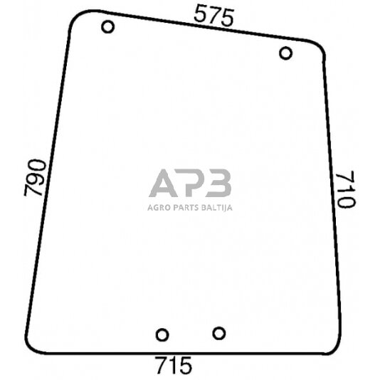 Šoninis kabinos stiklas VT30028710 1 Šoninis kabinos stiklas VT30028710 1